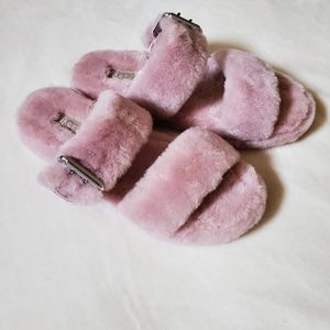UGG Fuzz Yeah slides slippers 8